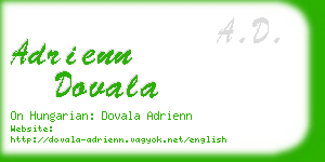 adrienn dovala business card